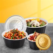 Dub Thiab Dawb Kub Yas Circular Ntim Box Lag luam wholesale